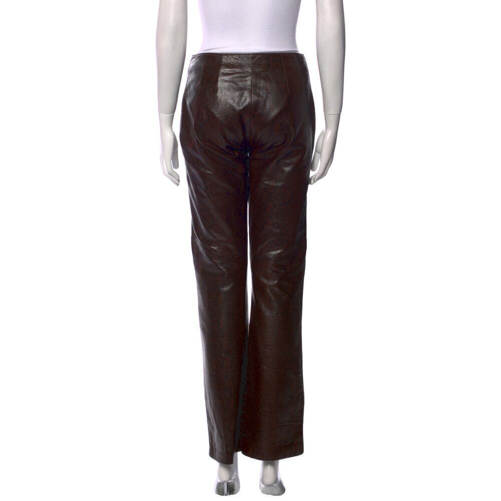 Vintage Siena Studio embossed leather pants